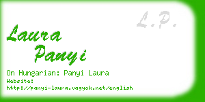 laura panyi business card